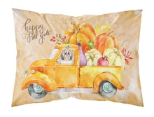 Load image into Gallery viewer, Fall Harvest Shih Tzu  Standard Pillowcase – Artistic Decorative Front, White Back CK2634PILLOWCASE