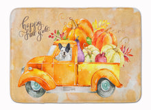 Load image into Gallery viewer, Fall Harvest French Bulldog Machine Washable Memory Foam Mat CK2656RUG