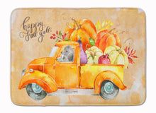 Load image into Gallery viewer, Fall Harvest Silver Poodle Machine Washable Memory Foam Mat CK2669RUG