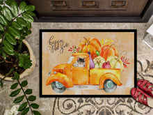 Load image into Gallery viewer, Fall Harvest Long Haired Chihuahua Doormat - 24x36 Decorative Floor Mat – Indoor/Outdoor Rug with Artistic Flair CK2672JMAT