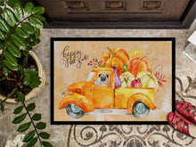 Load image into Gallery viewer, Fall Harvest Pug Doormat - 24x36 Decorative Floor Mat – Indoor/Outdoor Rug with Artistic Flair CK2675JMAT