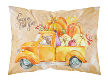 Load image into Gallery viewer, Fall Harvest Red Dachshund  Standard Pillowcase – Artistic Decorative Front, White Back CK2677PILLOWCASE