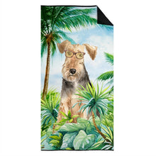 Load image into Gallery viewer, Airedale Terrier Beach Towel – Premium Towel Large, Colorful, and Ultra-Soft for Pool or Beach CK2994TWL3060
