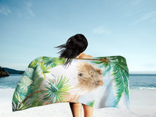 Load image into Gallery viewer, Collie Beach Towel – Premium Towel Large, Colorful, and Ultra-Soft for Pool or Beach CK3003TWL3060