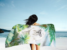 Load image into Gallery viewer, Maltese Beach Towel – Premium Towel Large, Colorful, and Ultra-Soft for Pool or Beach CK3007TWL3060