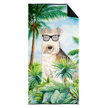Load image into Gallery viewer, Lakeland Terrier Beach Towel – Premium Towel Large, Colorful, and Ultra-Soft for Pool or Beach CK3009TWL3060