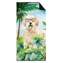 Load image into Gallery viewer, Goldendoodle Beach Towel – Premium Towel Large, Colorful, and Ultra-Soft for Pool or Beach CK3015TWL3060