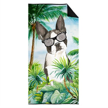 Load image into Gallery viewer, Boston Terrier Beach Towel – Premium Towel Large, Colorful, and Ultra-Soft for Pool or Beach CK3022TWL3060