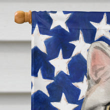 Load image into Gallery viewer, American Shorthair American Flag Flag Canvas House Size CK3029CHF