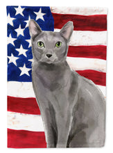 Load image into Gallery viewer, Blue Russian American Flag Flag Canvas House Size CK3031CHF