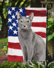 Load image into Gallery viewer, Blue Russian American Flag Garden Flag - Outdoor Decorative Yard Flag CK3031GF