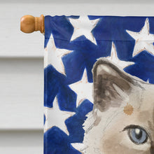 Load image into Gallery viewer, Ragdoll American Flag Flag Canvas House Size CK3037CHF