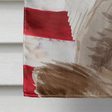 Load image into Gallery viewer, Siberian American Flag Flag Canvas House Size CK3040CHF