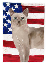 Load image into Gallery viewer, Tonkinese American Flag Flag Canvas House Size CK3041CHF