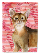 Load image into Gallery viewer, Abyssinian Cat Love Flag Canvas House Size CK3042CHF