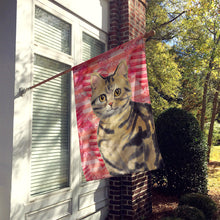 Load image into Gallery viewer, American Shorthair Brown Tabby Cat Love Flag Canvas House Size CK3043CHF