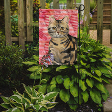 Load image into Gallery viewer, American Shorthair Brown Tabby Cat Love Garden Flag - Outdoor Decorative Yard Flag CK3043GF
