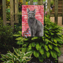 Load image into Gallery viewer, Blue Russian Cat Love Garden Flag - Outdoor Decorative Yard Flag CK3046GF