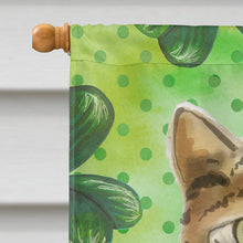 Load image into Gallery viewer, Bengal Shamrock Flag Canvas House Size CK3060CHF