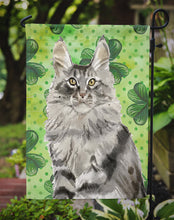 Load image into Gallery viewer, Maine Coon Shamrock Garden Flag - Outdoor Decorative Yard Flag CK3064GF