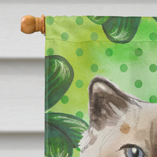 Load image into Gallery viewer, Ragdoll Shamrock Flag Canvas House Size CK3067CHF