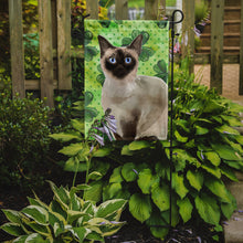 Load image into Gallery viewer, Siamese Shamrock Garden Flag - Outdoor Decorative Yard Flag CK3069GF