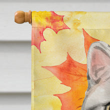 Load image into Gallery viewer, American Shorthair Fall Leaves Flag Canvas House Size CK3074CHF