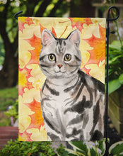 Load image into Gallery viewer, American Shorthair Fall Leaves Garden Flag - Outdoor Decorative Yard Flag CK3074GF