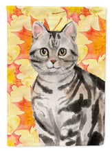 Load image into Gallery viewer, American Shorthair Fall Leaves Garden Flag - Outdoor Decorative Yard Flag CK3074GF