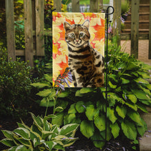 Load image into Gallery viewer, Bengal Fall Leaves Garden Flag - Outdoor Decorative Yard Flag CK3075GF