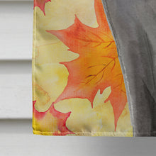 Load image into Gallery viewer, Blue Russian Fall Leaves Flag Canvas House Size CK3076CHF