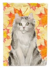 Load image into Gallery viewer, Ragamuffin Fall Leaves Flag Canvas House Size CK3081CHF
