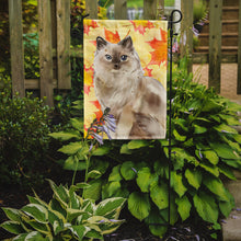 Load image into Gallery viewer, Ragdoll Fall Leaves Garden Flag - Outdoor Decorative Yard Flag CK3082GF