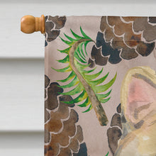 Load image into Gallery viewer, American Shorthair Brown Tabby Pine Cones Flag Canvas House Size CK3088CHF