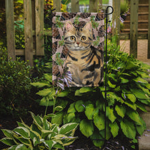 Load image into Gallery viewer, American Shorthair Brown Tabby Pine Cones Garden Flag - Outdoor Decorative Yard Flag CK3088GF