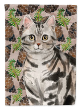 Load image into Gallery viewer, American Shorthair Pine Cones Flag Canvas House Size CK3089CHF