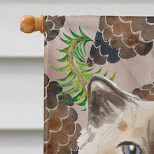 Load image into Gallery viewer, Ragdoll Pine Cones Flag Canvas House Size CK3097CHF