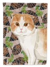 Load image into Gallery viewer, Scottish Fold Pine Cones Flag Canvas House Size CK3098CHF