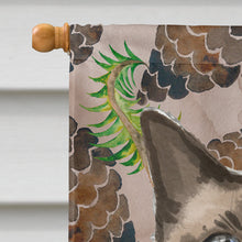 Load image into Gallery viewer, Siamese Pine Cones Flag Canvas House Size CK3099CHF