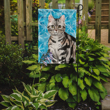 Load image into Gallery viewer, American Shorthair Winter Snowflake Garden Flag - Outdoor Decorative Yard Flag CK3104GF