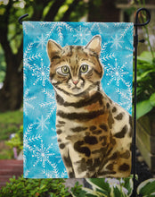 Load image into Gallery viewer, Bengal Winter Snowflake Garden Flag - Outdoor Decorative Yard Flag CK3105GF