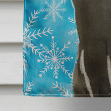 Load image into Gallery viewer, Bombay Winter Snowflake Flag Canvas House Size CK3107CHF