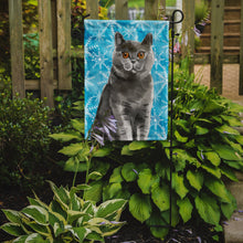Load image into Gallery viewer, British Shorthair Winter Snowflake Garden Flag - Outdoor Decorative Yard Flag CK3108GF