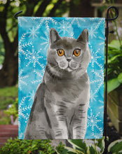 Load image into Gallery viewer, British Shorthair Winter Snowflake Garden Flag - Outdoor Decorative Yard Flag CK3108GF