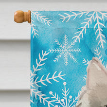 Load image into Gallery viewer, Ragamuffin Winter Snowflake Flag Canvas House Size CK3111CHF