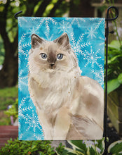 Load image into Gallery viewer, Ragdoll Winter Snowflake Garden Flag – Decorative Outdoor Yard Flag CK3112GF