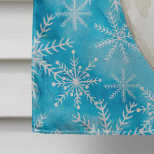 Load image into Gallery viewer, Scottish Fold Winter Snowflake Flag Canvas House Size CK3113CHF