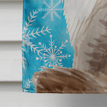 Load image into Gallery viewer, Siberian Winter Snowflake Flag Canvas House Size CK3115CHF