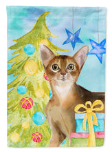 Load image into Gallery viewer, Abyssinian Christmas Presents Garden Flag - Outdoor Decorative Yard Flag CK3117GF