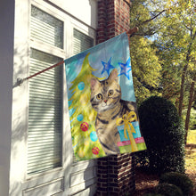Load image into Gallery viewer, American Shorthair Brown Tabby Christmas Presents Flag Canvas House Size CK3118CHF